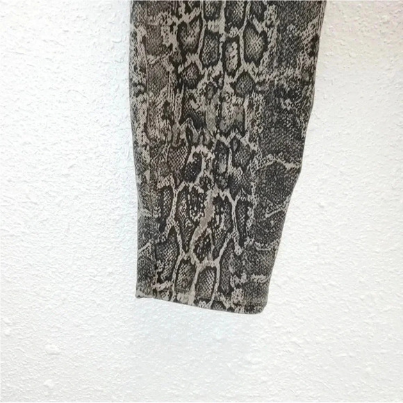 SPANX Snakeskin Python Jean Ankle Leggings S - Picture 4 of 10